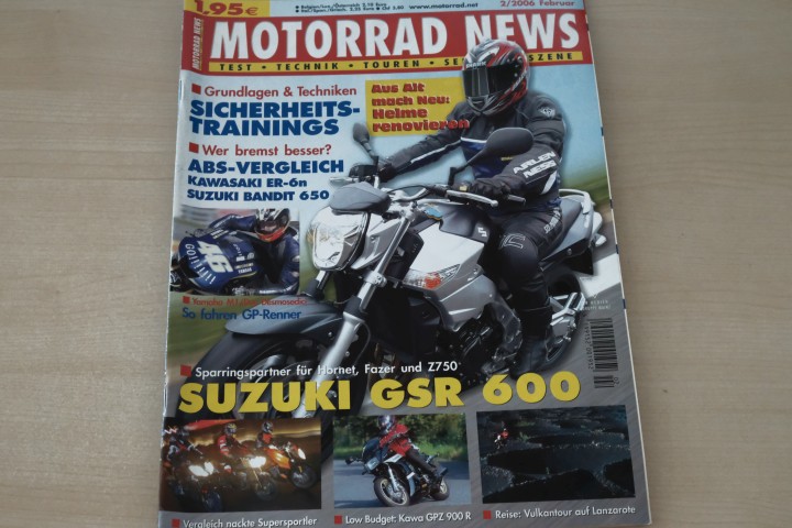 Deckblatt Motorrad News (02/2006)